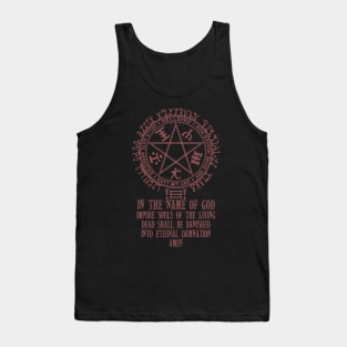 Impure Souls of The Living Dead Shall Be Banished Into Eternal Damnation Tank Top